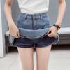 Summer Denim Ruffle Half Body Skirt Fishtail Skirt Trouser Skirt