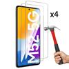 4 X Tempered Glass for Samsung M52 5G (6.7”) High Definition Screen Protector Dustproof Flexible Anti-Fingerprint