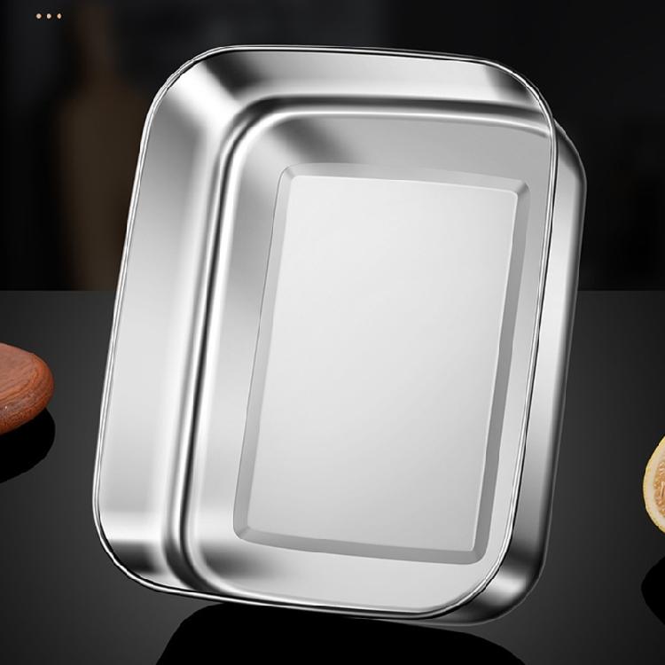 Stainless Steel Food Container with Lid Large Capacity Lunch Storage Box Meal Preparation Case Crisper for Daily Use