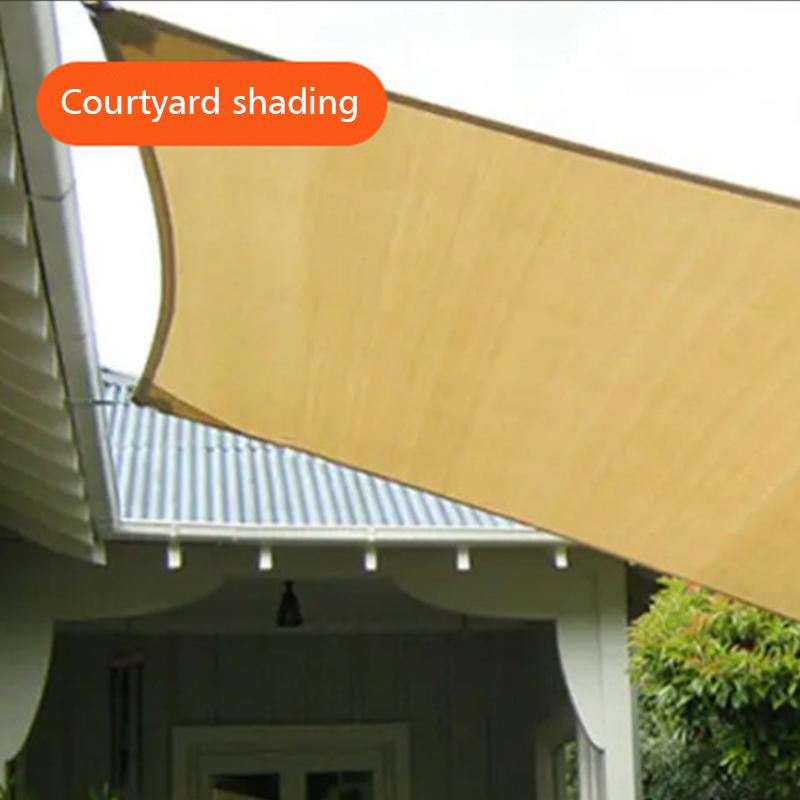 1шт армированная летняя подшитая ткань солнцезащитного козырька теплоизоляционная сетка с люверсами бежевый прочный бежевый