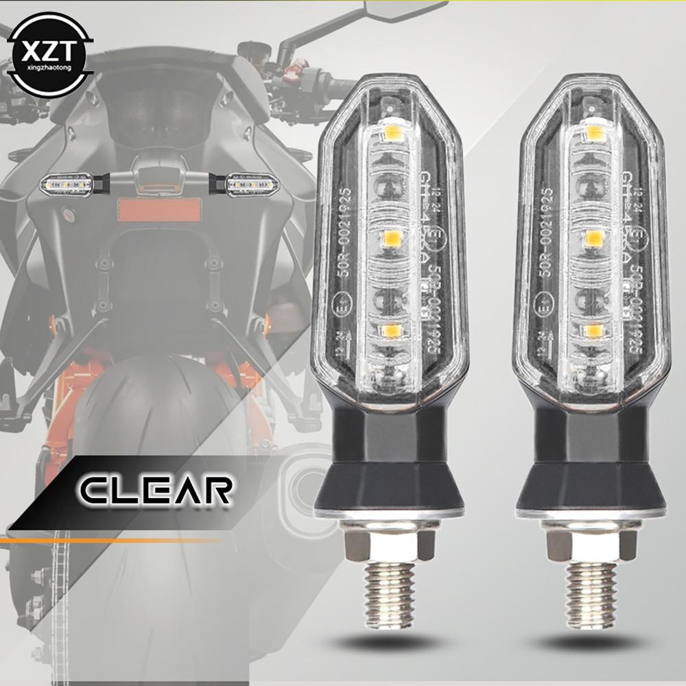 2 шт. 8 мм мини-светодиодные указатели поворота для мотоцикла, янтарный мигающий свет, мигалка, указатель поворота, 12 В, аксессуар для мотоиндикатора