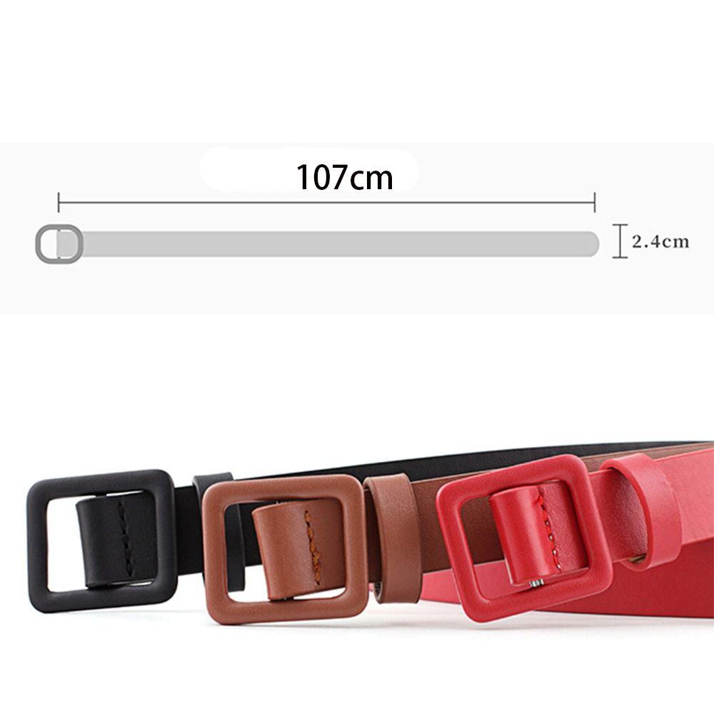 Кожаные ремни для брюк из искусственной кожи, кожаный ремень в стиле ретро, ​​прочный женский пояс для платья для девочек