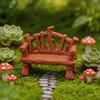Натуральная текстура Товары для рукоделия 3D-печатная мини-скамейка из веток для мебели кукольного домика, деревенская ветка, миниатюрные украшения для сцены, форма, микро-ландшафт