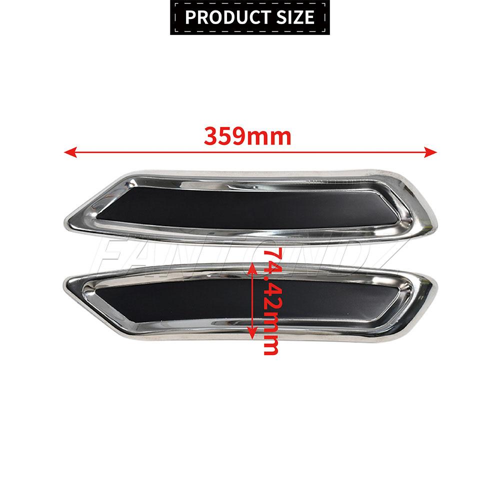 Для VW Passat B8 Хромированная Рамка Диффузора Выхлопных Труб 2015-2018 Нержавеющая Сталь Автоаксессуары Задний RLine Тюнинг Highline TSU FSU TDI
