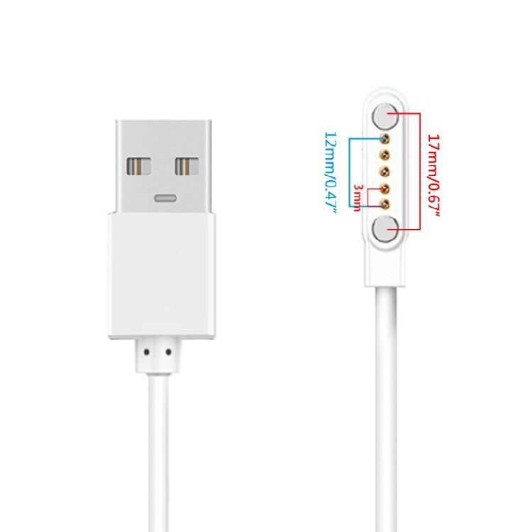 5-контактный прочный магнитный зарядный кабель USB для умных часов, кабель для быстрой зарядки