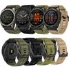 Прочный Нейлоновый Ремешок Quick Fit 22 26 мм для Garmin Fenix 8 47мм 51мм/Fenix 8Pro 6 6X 7 7X Pro 5 5X Регулируемый Ремешок для Часов