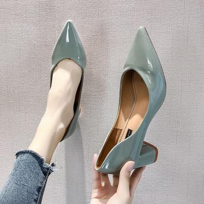 Остроконечные туфли на плоской танкетке женские туфли весна-осень женская элегантная повседневная рабочая обувь на низком каблуке повседневная женская обувь ty7