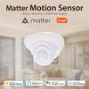 NEO NAS-PD09TM Matter Thread Smart PIR Motion Sensor Infrared Human Detector Works with Apple Home/Google Assistant/Amazon Alexa