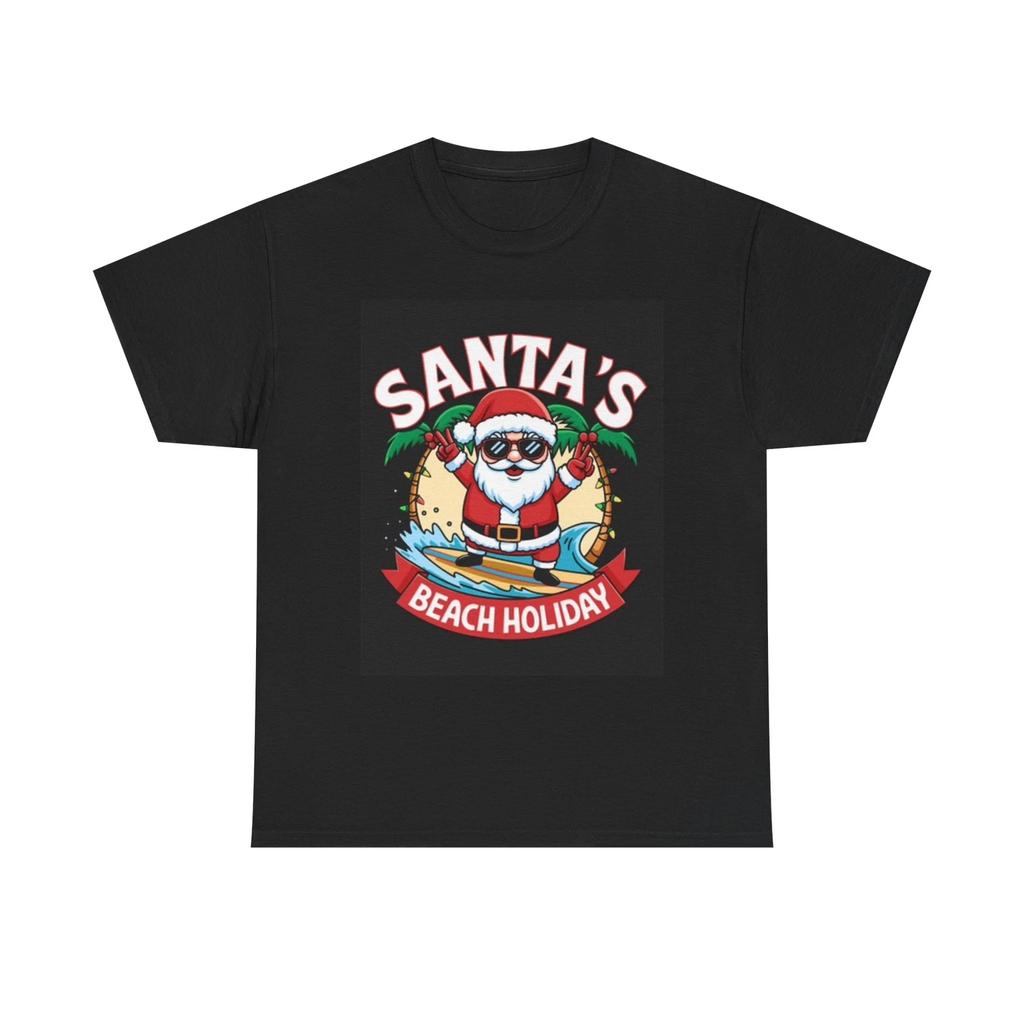 Men's and Women's T-shirts Santas Beach Holiday