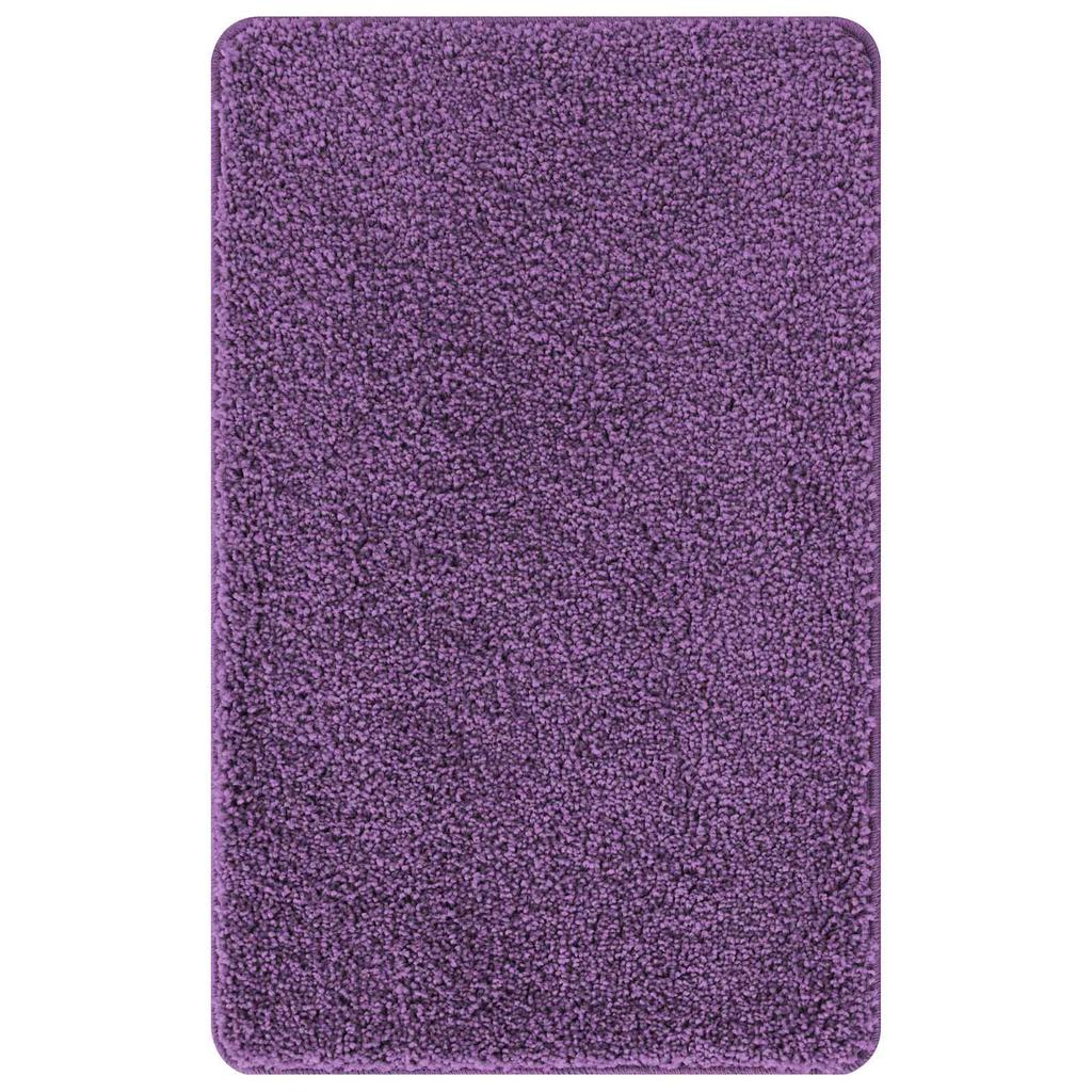 Anti Slip Bath Mat Set 3 pcs Purple PP