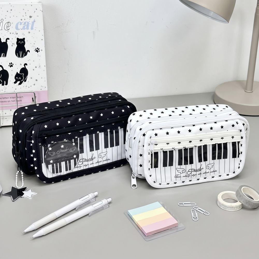 Sweet Star Pencil Storage Bag Large Capacity Makeup Bag School Office Supplies