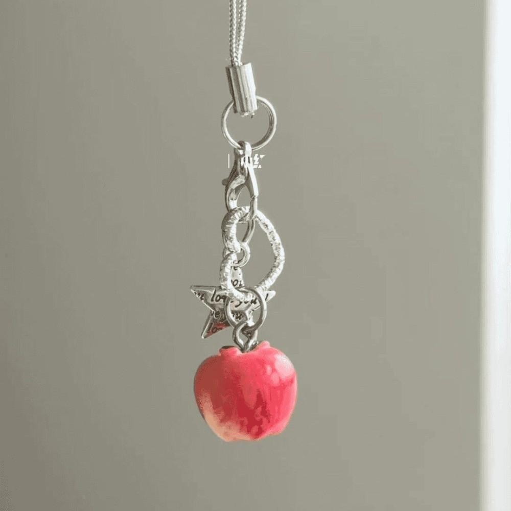 Star Phone Charms Pendant Heart Key Chain Accessories New Cellphone Lanyard CCD Camera