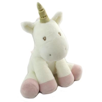 Les Trésors De Lily [N7899] - Мягкая музыкальная игрушка "Licorne My Unicorn" белая розовая - 25x17x13 см