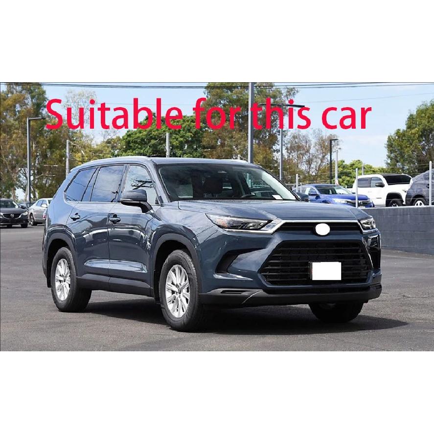 For Toyota Grand Highlander 2024 2025 2026 Car Accessories ABS Chrome Front Bumper Outlet Molding Decorative Accent Molding