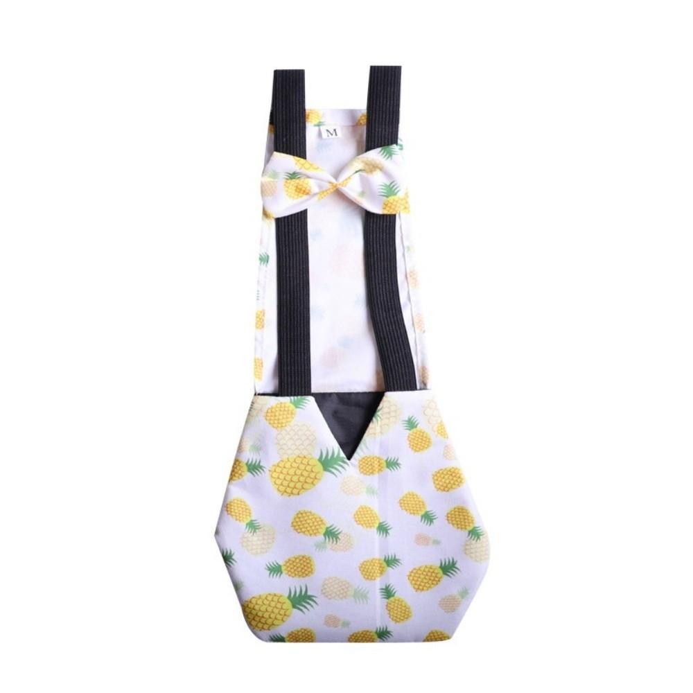 Adjustable Duck Diapers Bowknot Design Poultry Costume Fruits Pattern Poultry Nappy  Poultry Care