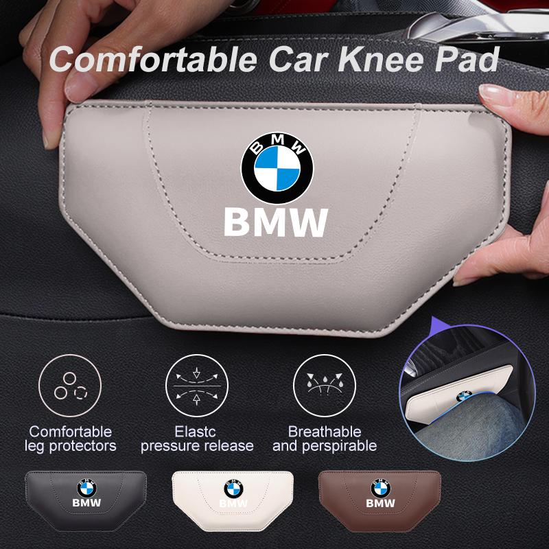 QAED6 Car Interior Leg Knee Rest Pads Leather Cushion For BMW X3 X5 M5 M3 E46 E90 E60 F10 E39 F30 E36 G30 E87 E70