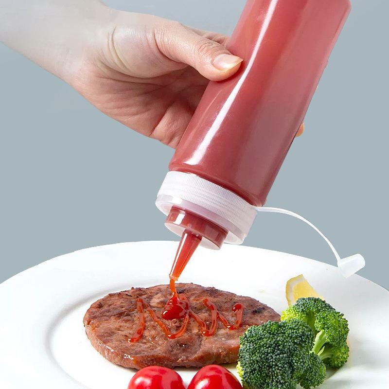 Бутылка с дозатором без насадок Соус Большие бутылки для соусов Кетчуп Соусы для барбекю Оливковое масло Кухонный гаджет Twzh03