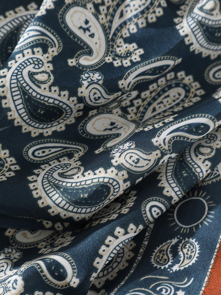 Custom Printed Thin Silk Square Scarf Luxury Women's Fashion Shawl in Autumn Polyester for Muslim Women's Head Scarf