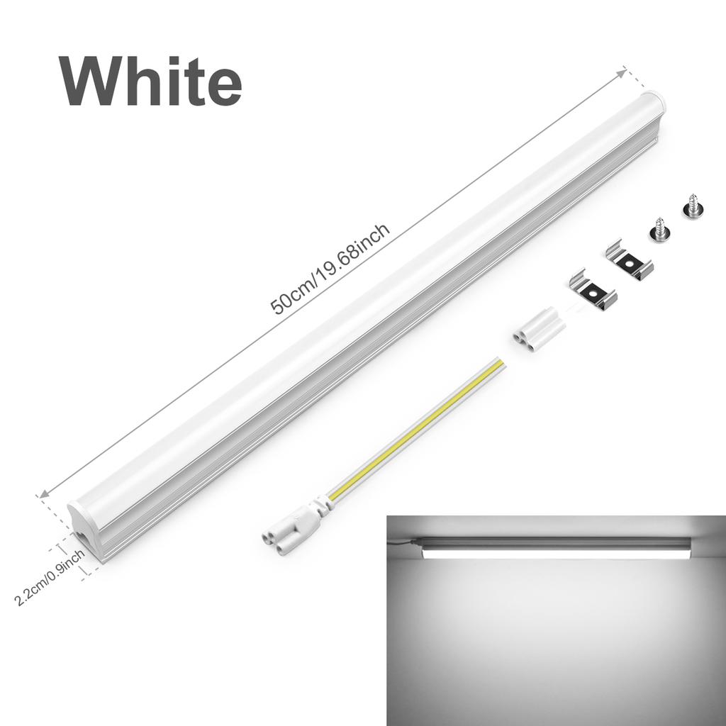 No Flickering T5 LED Tube 15W 50CM LED Light Bulb AC110V-220V Bright Fluorescent Tube For Study Table Lamp Home Cabinet Lighting
