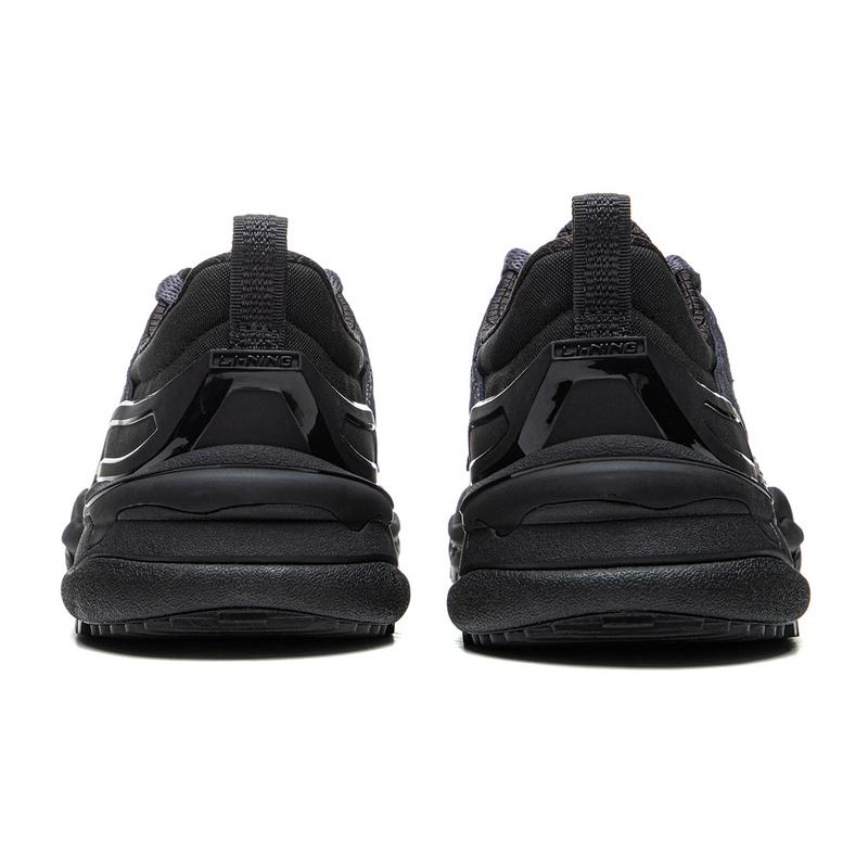 Li Ning CF Origin V4 Sports Удобные износостойкие дышащие повседневные туфли с низким верхом для мужчин, повседневная обувь черного цвета AGLU283-3
