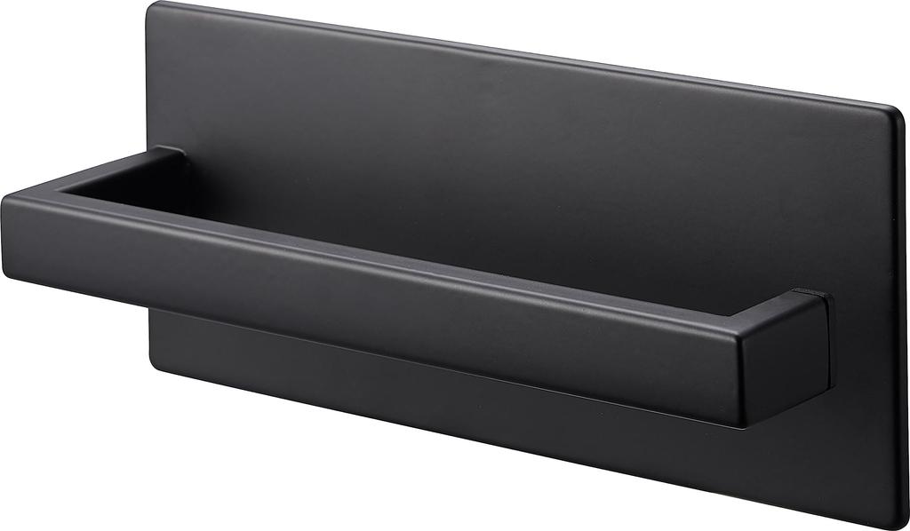 Магнитная вешалка для зонтов Yamazaki Jitsugyo 3075, черная, ширина 20 см, высота 9 см, тонкая, для входной двери, экономит место, прибл.. Д5.5