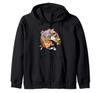 Briefing Time - Classic Bomber Nose Art Style Zip Hoodie