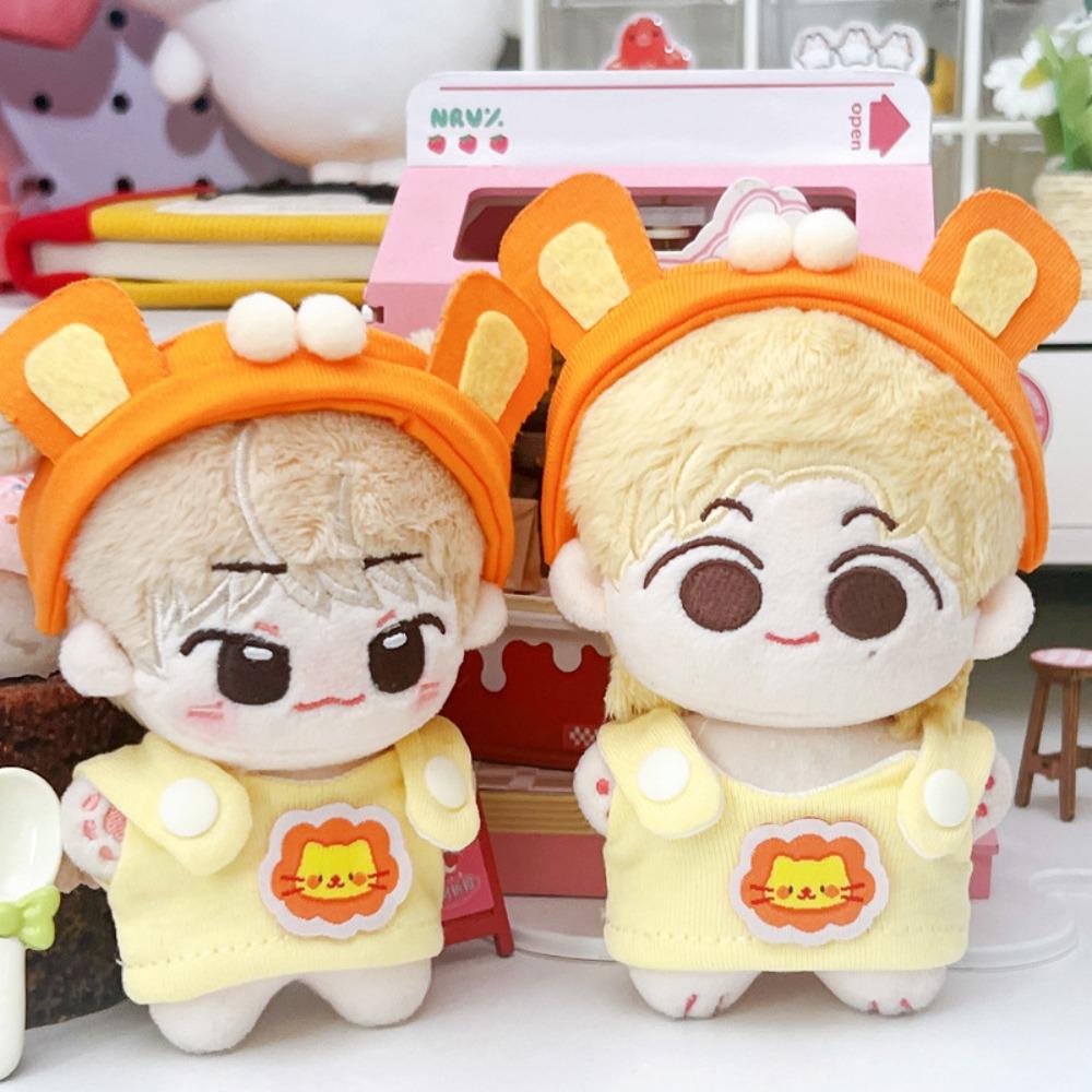 Lion 10cm Cotton Doll Clothes Strap Dress Doll Dress Up Set Doll Clothes Outfit  Children's Gift