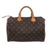 Used Monogram Speedy 30 M41526 Boston Bag Canvas Brown Authentic 1212