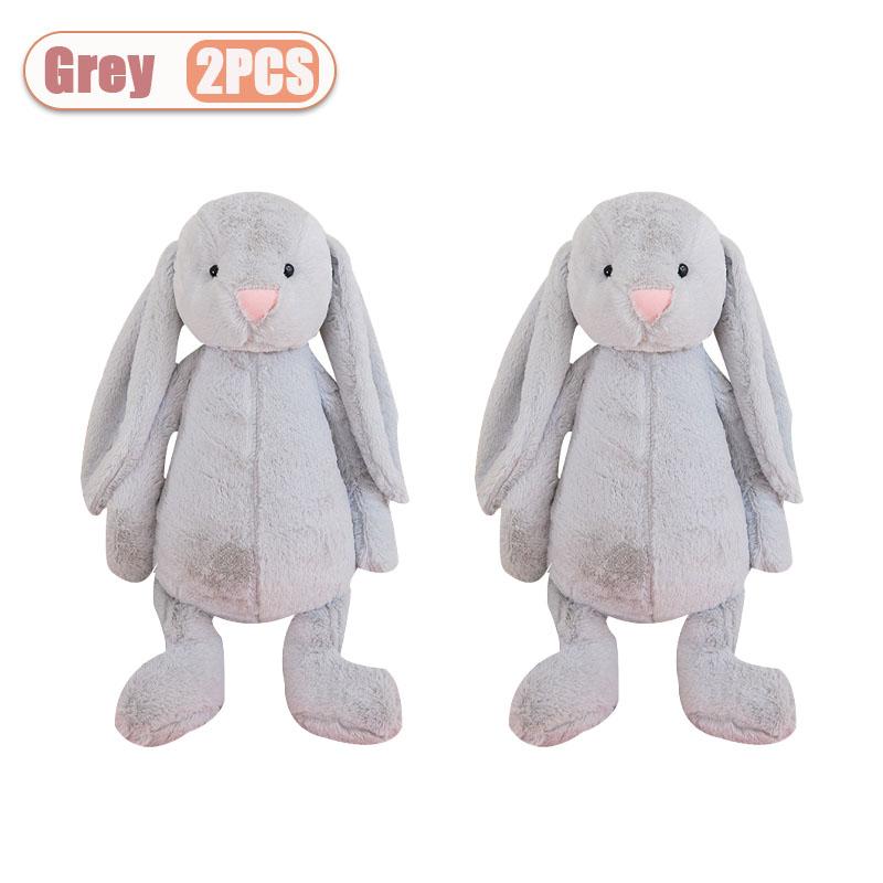 1-4PCS Plush Bunny Doll Children's Sleepy Soothing Doll Rabbit Dolls Shy Pink Rabbit Doll Children Gift Bedroom Plush Ornament