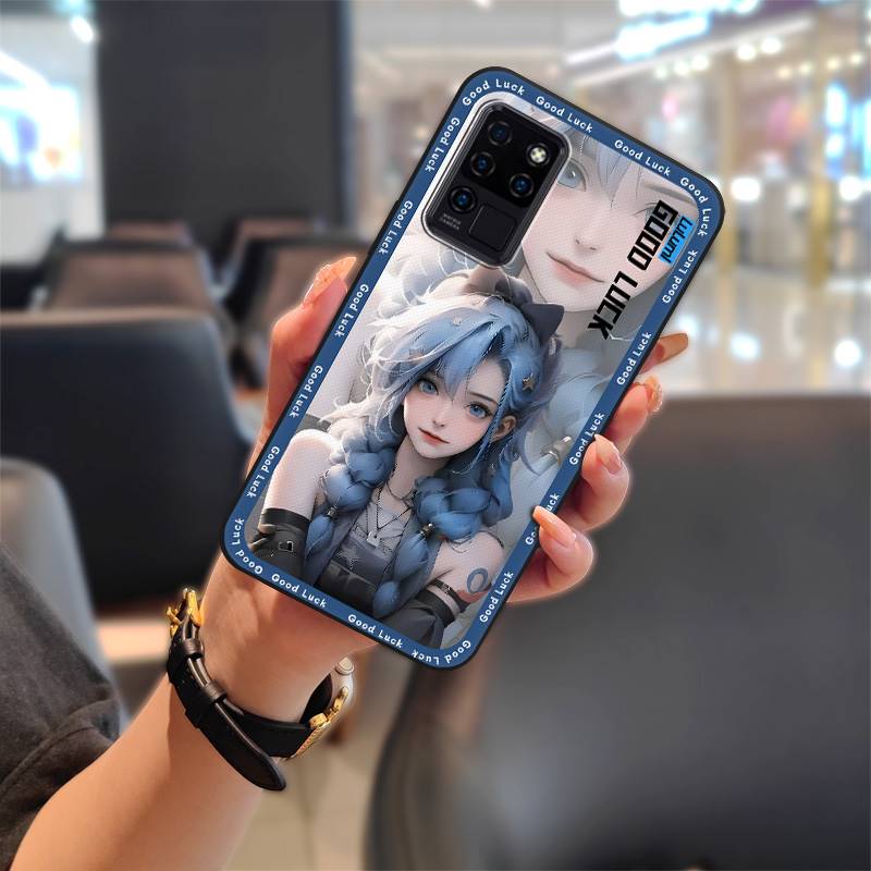 Милый грязеотталкивающий чехол для телефона для Oukitel C21 Водонепроницаемая защитная силиконовая накладка Модный дизайн Мультяшный Полная защита TPU