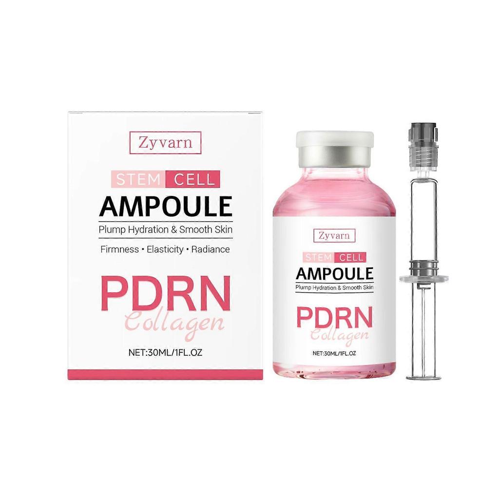 PDRN Serum, Stem Cell Serum for Face, Salmon-DNA PDRN Collagen Stem Cell Microneedling Serum Ampoul, Plump Hydration & Smooth Skin