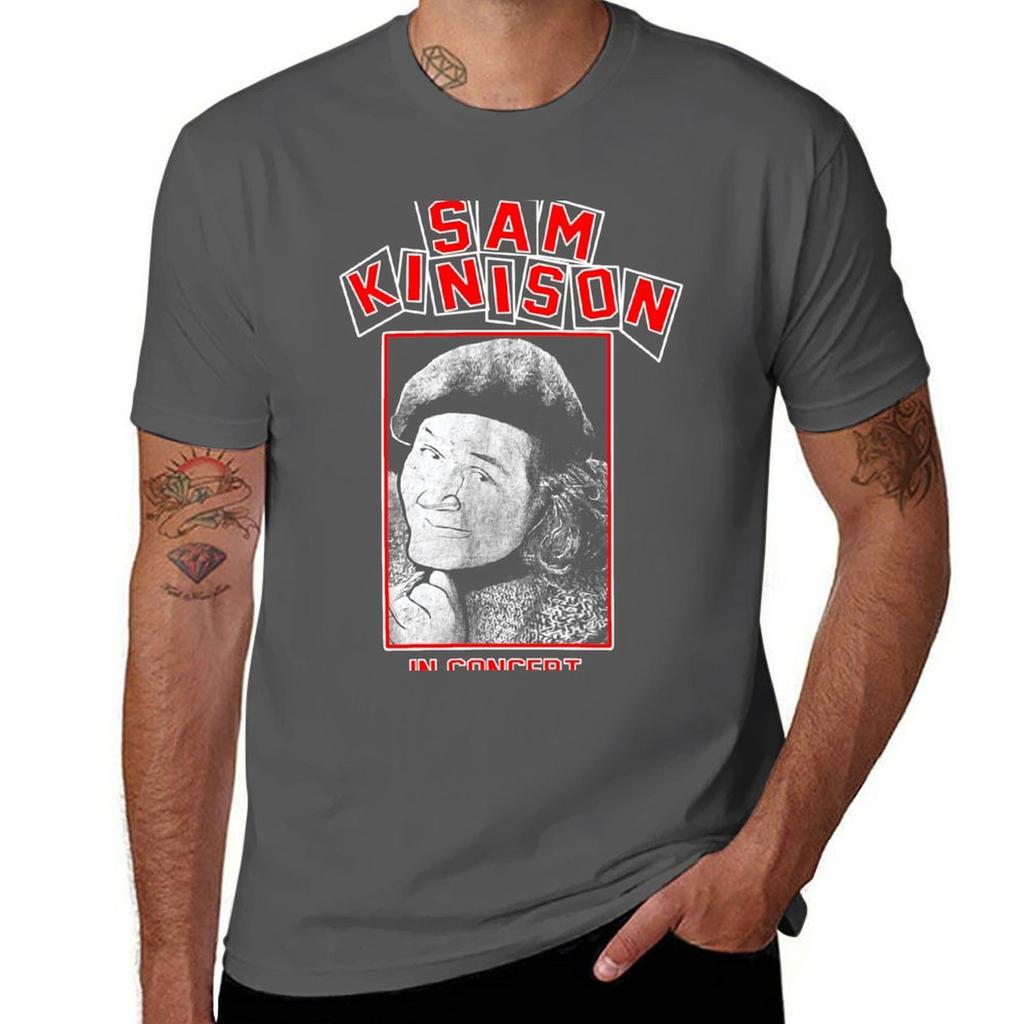 1987 Sam Kinison Concert Tour Deadstock Live In Tshirt Simple Casual Short Sleeve Tee