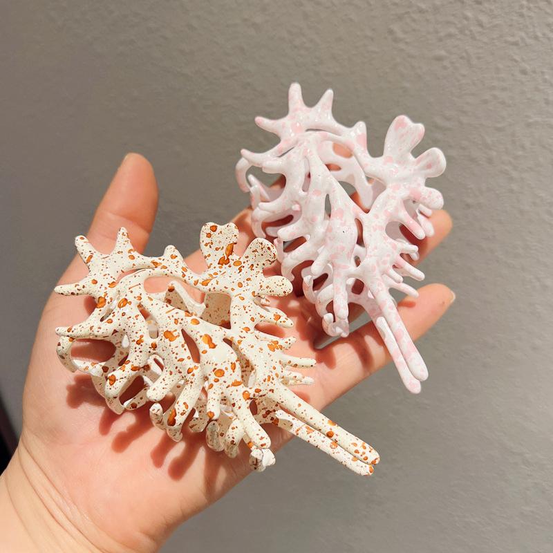 1 шт. розовые синие жидкие металлические ракушки для волос, когти для женщин и девочек, головной убор