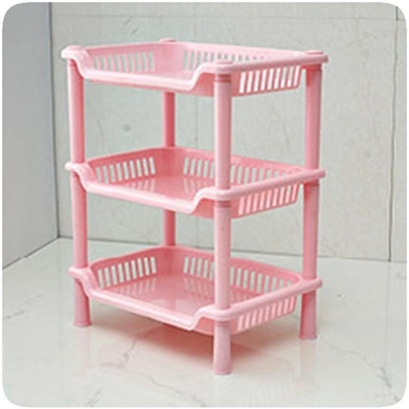 Трехслойная полка, пластиковые полки для душа, кухонная корзина для хранения, стойка для косметики, домашний органайзер, стойка для хранения банных принадлежностей