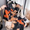 Imitation Cashmere Versatile Texture Printing Double-Sided Scarf Winter High-End Warm Shawl