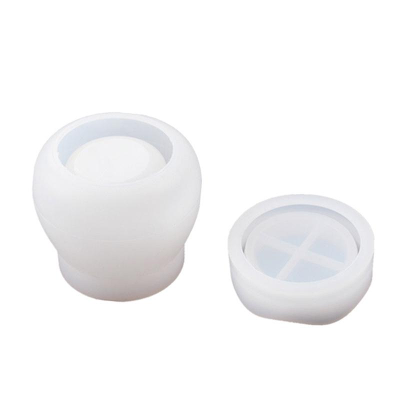 Jars Resin Molds Silicone Bathtub/Mushroom Epoxy Resin Casting Mold for Storage Box,Candy Jewelry Container,Home Decor