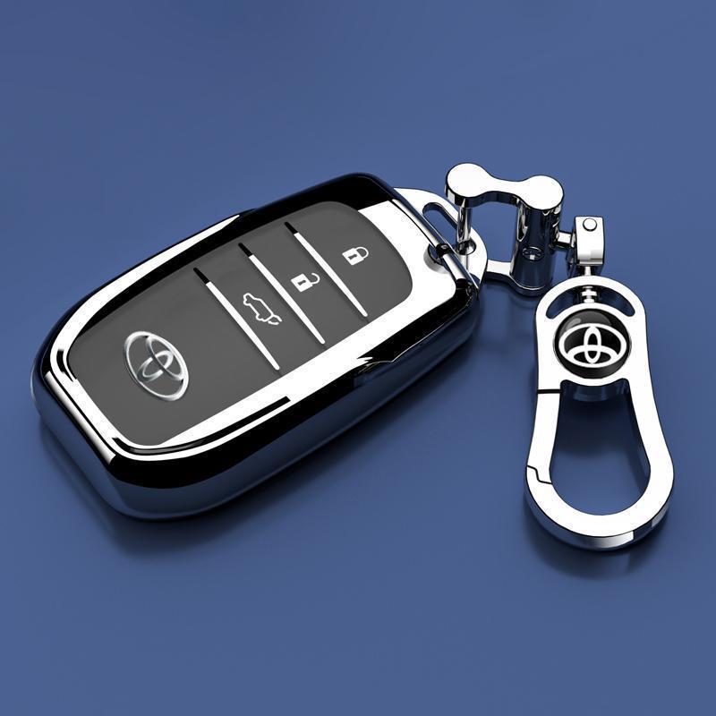 Чехол для ключа Toyota Levin: Гибридный корпус автомобиля с двумя двигателями для моделей 2024-2025 гг. - Защита с замком-ключом для мужчин