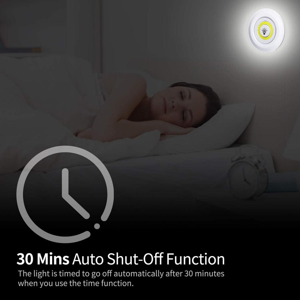 6pcs/3pcs Smart Wireless LED Under-Cabinet Lights COB Night Light With Remote Control - Perfect For Wardrobe, Kitchen & More