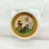 Chinese traditional festival commemorative medal, 12 pieces, color gold, coin, red suit, gift giving, Christmas gift, Stocking stuffers