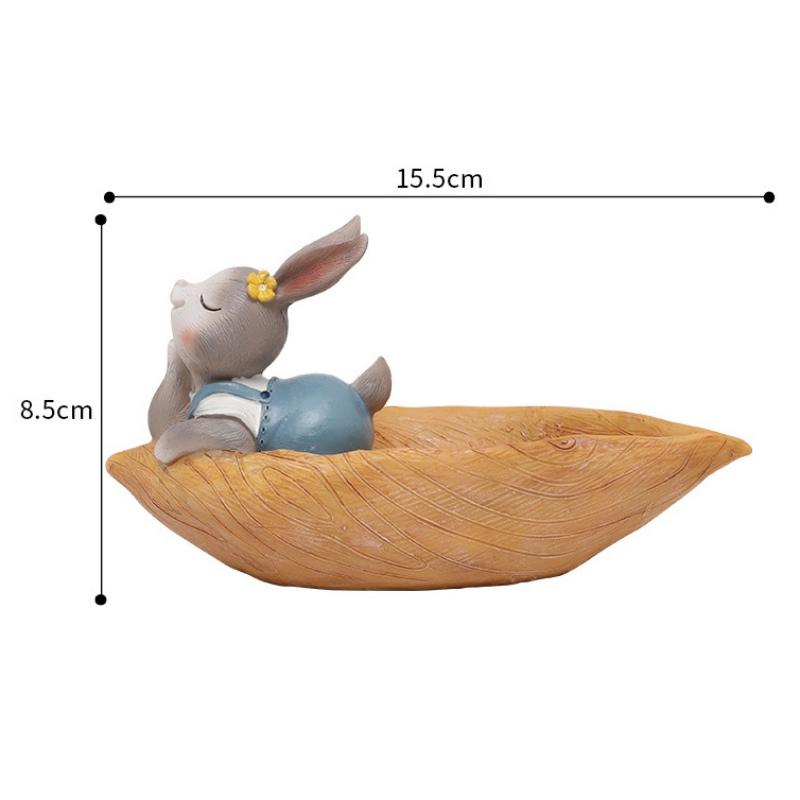 Горшок для цветов в форме кролика с дренажным отверстием, цветочный горшок, контейнер для суккулентов, садовый горшок для бонсай, украшение для стола