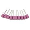10Pcs Abrasive Mounted Grinding Stone Head 12mm Abrasive Polishing Wheel Bit Shank For Dremel Rotary Tools Grinder Drill