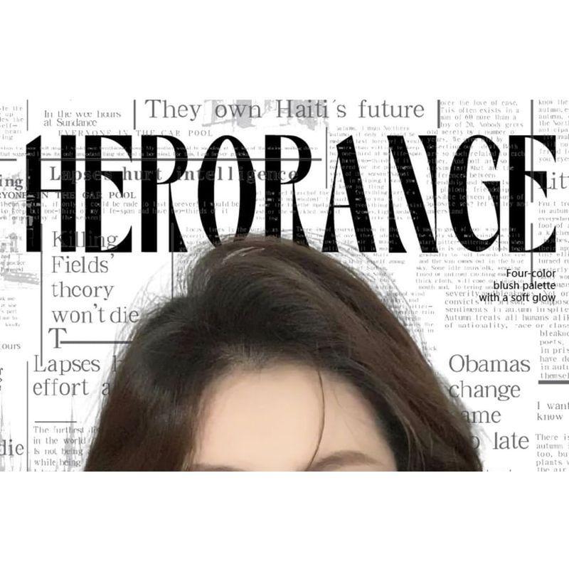 HERORANGE - 4 цвета мягких румян для щек - № 02# Звук детства