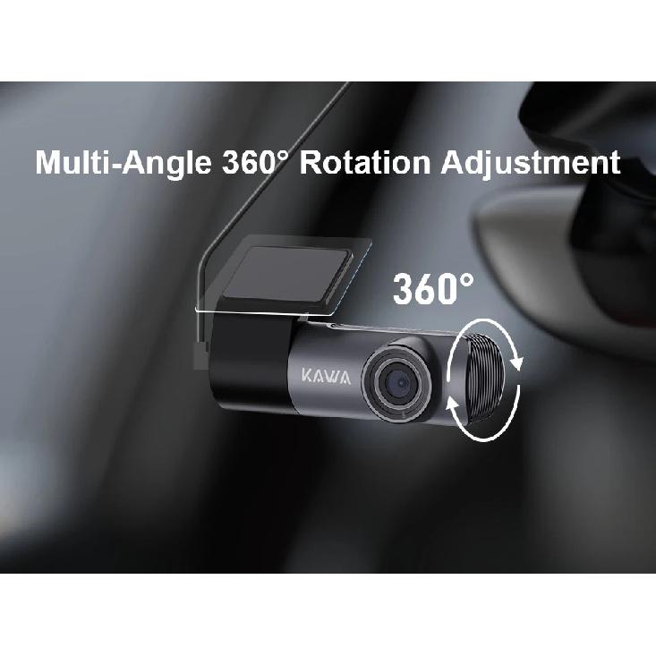 2K Dash Camera For Car DVR Dash Cam KAWA D5 Video Recorder Emergency Voice Control Night Vision WiFi APP Monitor WDR Dashcam