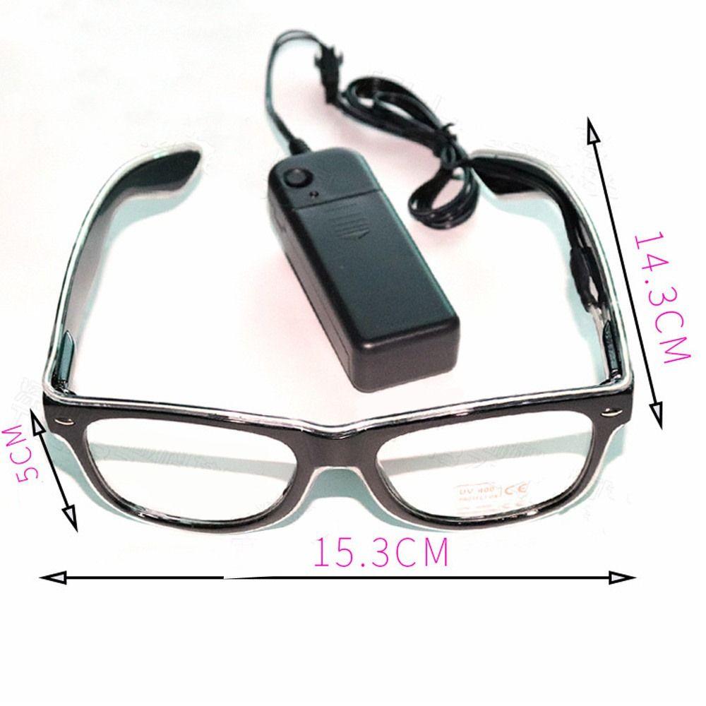 El Wire Party SunGlasses Glow Sunglasses Luminous Glasses Led Glasses Neon Glasses Flashing Glasses