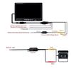 2.4G Wireless Transmitter & Receiver for Car Reverse Rear View Backup Camera and Monitor Parking Assistance Vehicle CAM