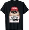 Питомцы для Трампа, Утка, кошка, собака - Футболка Дональда Трампа 2024 Унисекс Футболка
