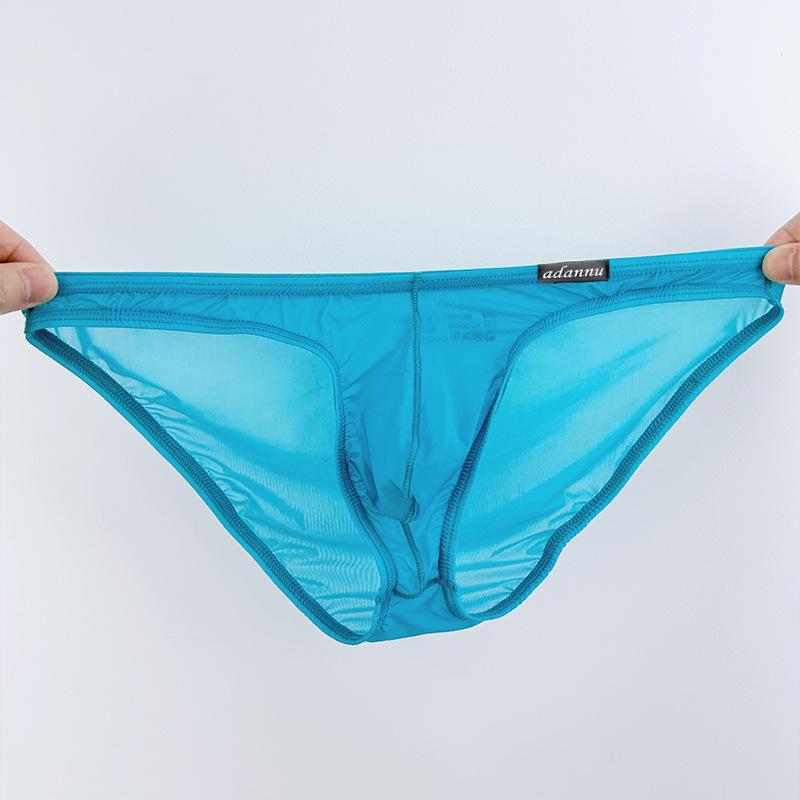 Черная серия: Прозрачные трусики с заниженной талией и дышащим мешочком