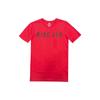 Air Letter Print Crew Neck Short Sleeve T-Shirt Men Tops Red AJ7438-687