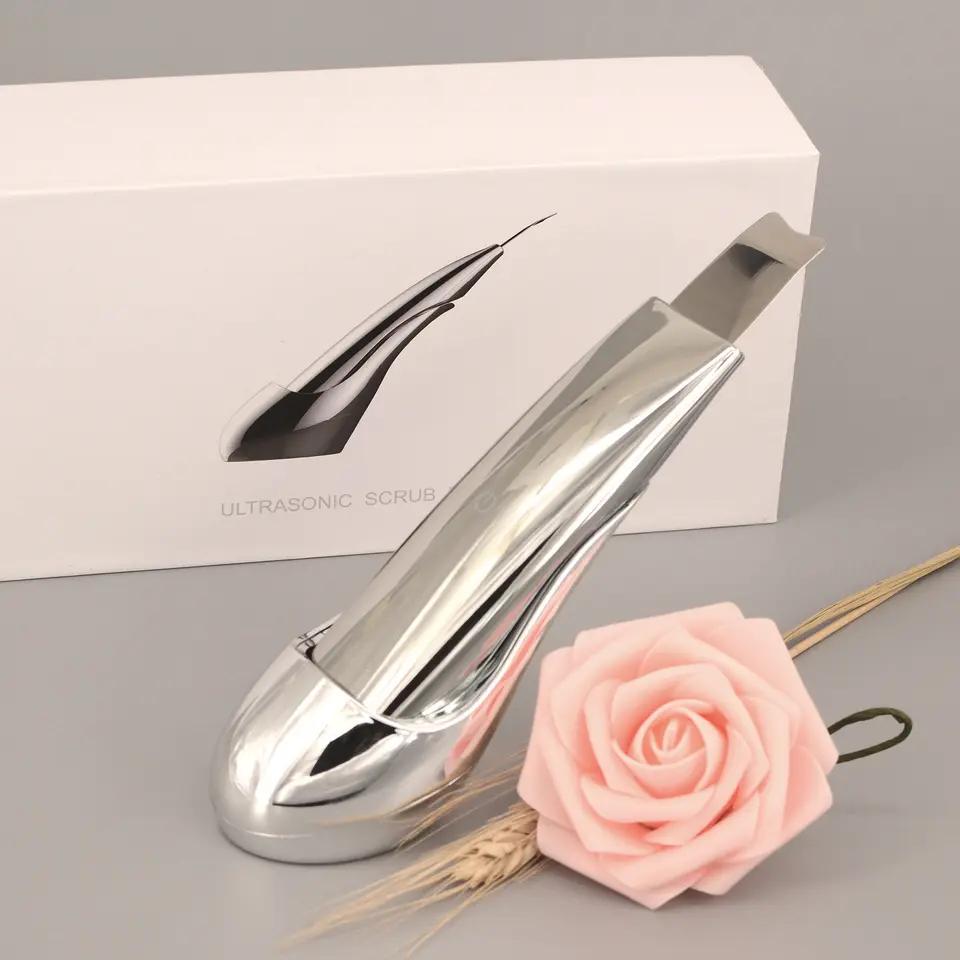 Многофункциональный скраб для кожи, ультразвуковая чистка, импорт ионов, EMS-лифтинг, USB-зарядная база
