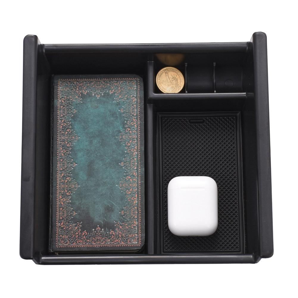 Центральная консоль подлокотника автомобиля ящик для хранения для Toyota 4Runner 2010-2021 аксессуары ABS черный лоток подлокотник вторичный органайзер